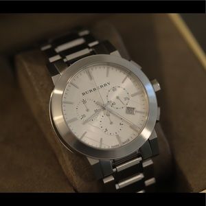 Burberry Chronograph Stainless Steel Watch